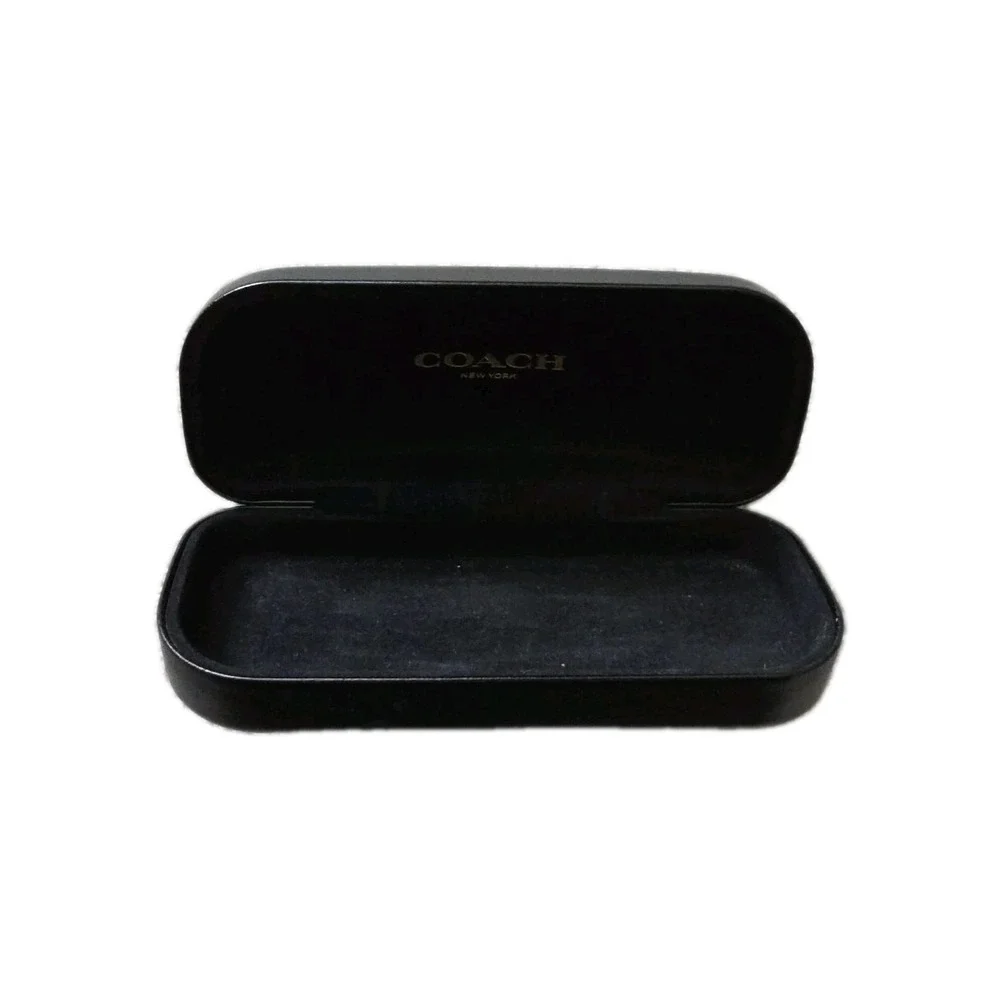 Coach New York - Black Hardshell Glasses Clamshell Eye Glass Case Mint Condition